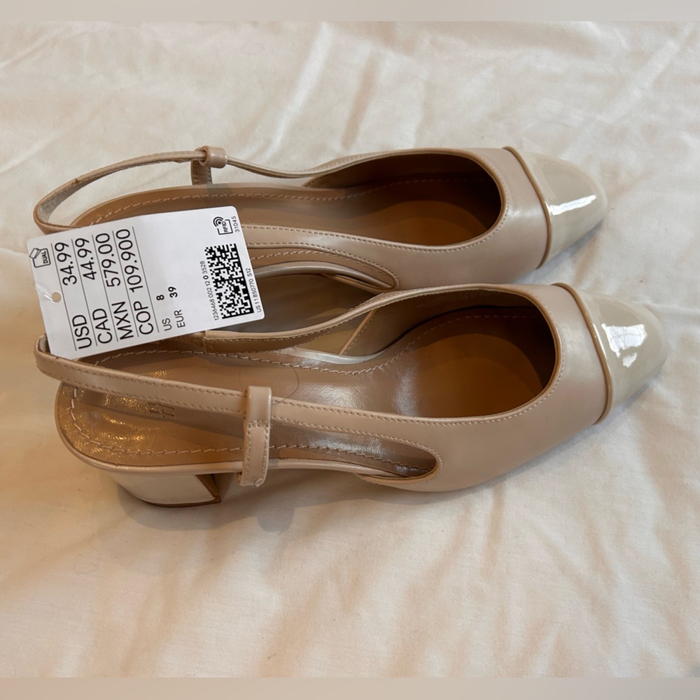 H&M Nude Slingback Heels